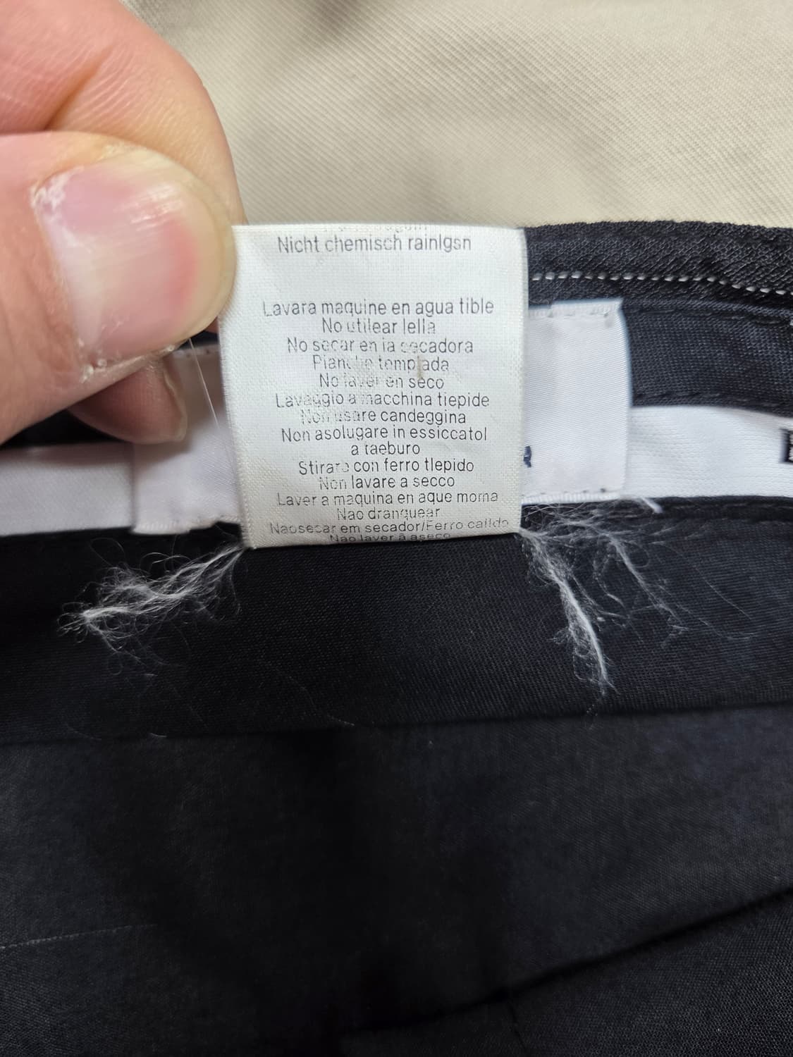 버버리 올드스쿨시어서커 스트라이프 썸머 카브라 슬렉스 팬츠 34 상품이미지6