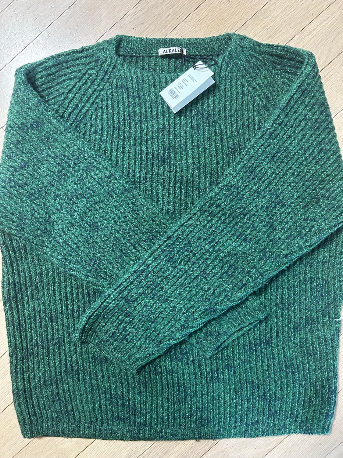 오라리 베이비알파카 니트 그린 4사이즈 (새상품) 상품이미지4