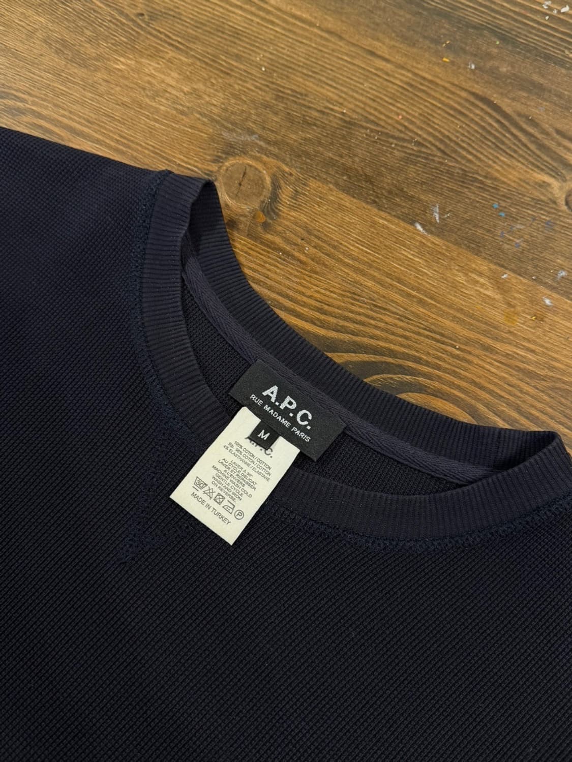 APC 아페쎄 크루넥 맨투맨 남성100 상품이미지6