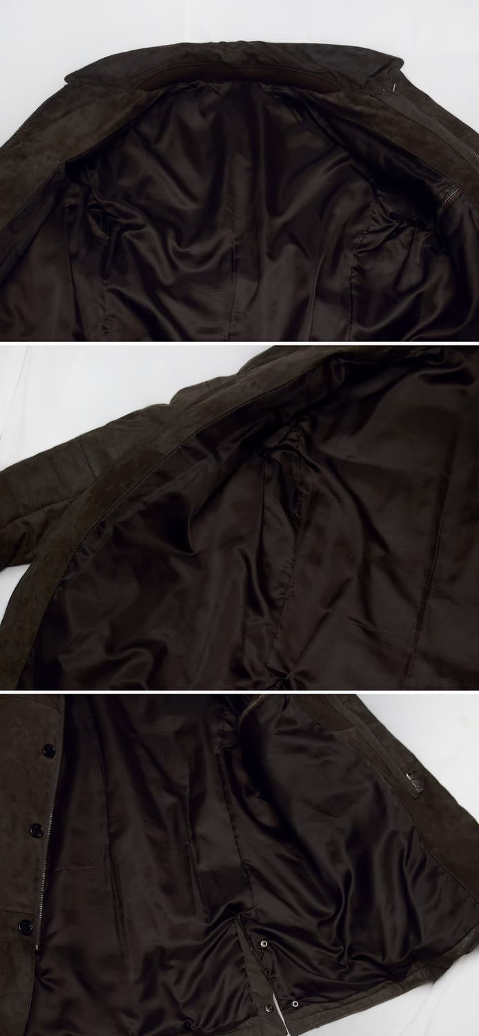 프랑코 페라로 이태리 양가죽 누벅레더 패딩 자켓 (100) 상품이미지6