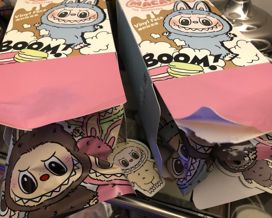 [새상품] 라부부 마카롱 아이보리, 그레이 상품이미지1