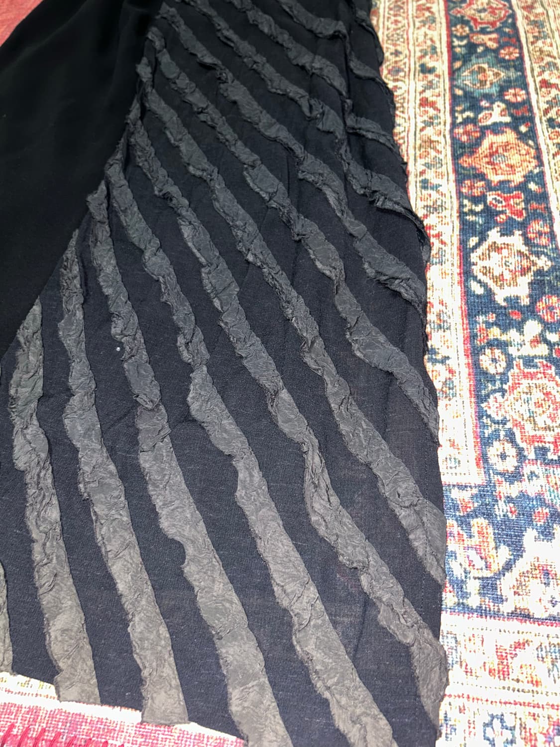 빈티지 롱 스커트 블랙 상품이미지3