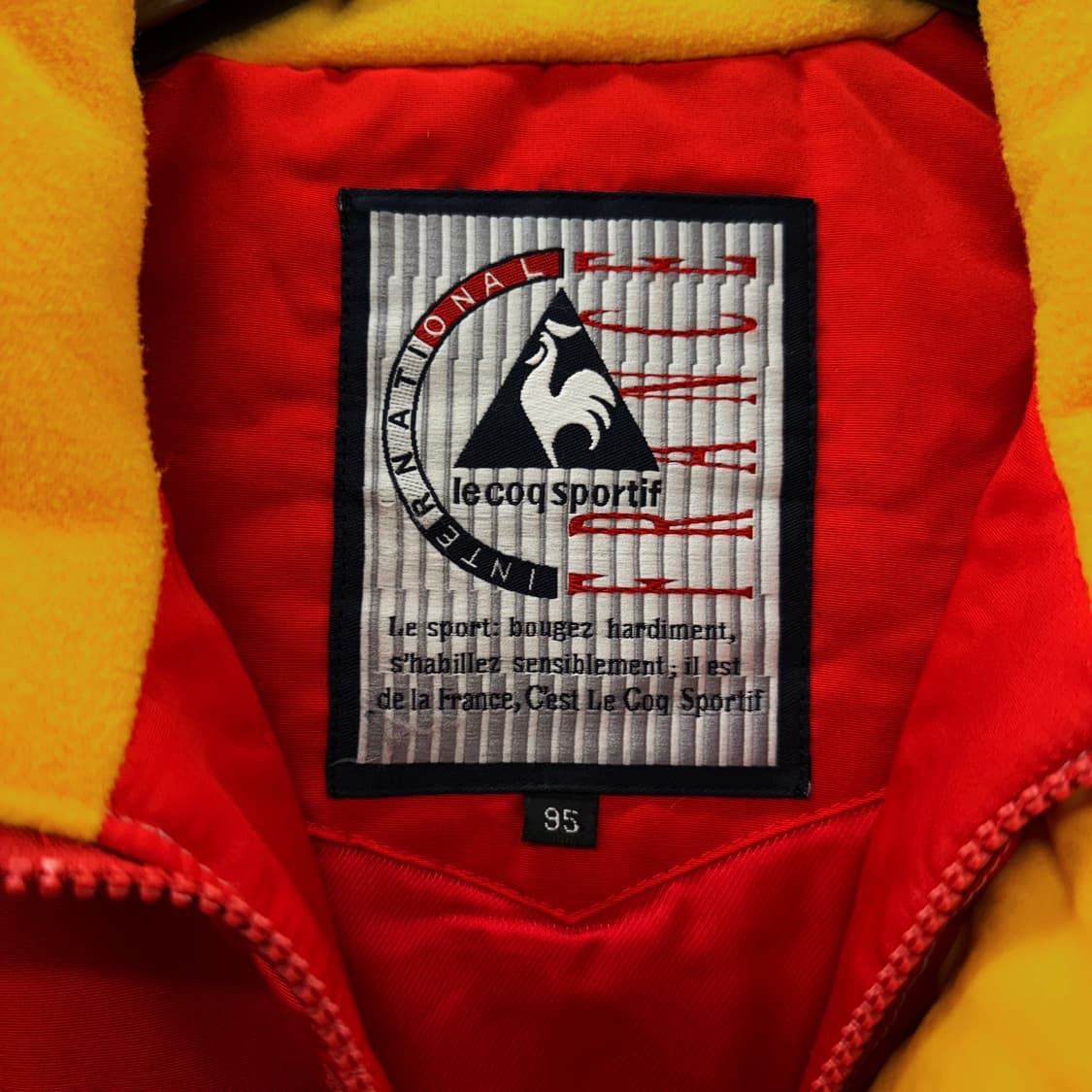 르꼬끄 스포츠 레트로 컬러블럭 아노락 패딩안감 디테일 멀티컬러 상품이미지9