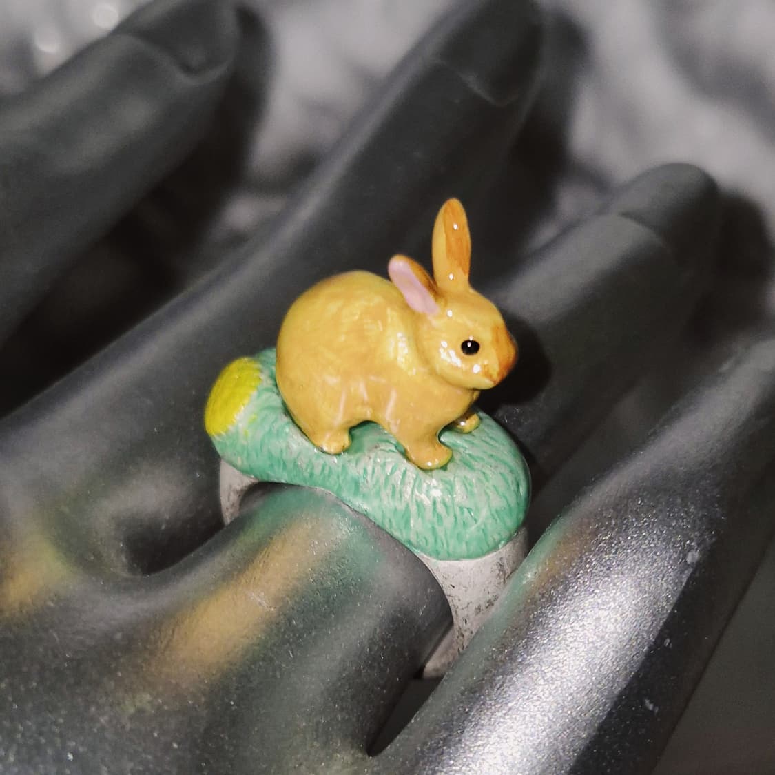 가글 핸드메이드 빈티지 볼드 토끼링 상품이미지5