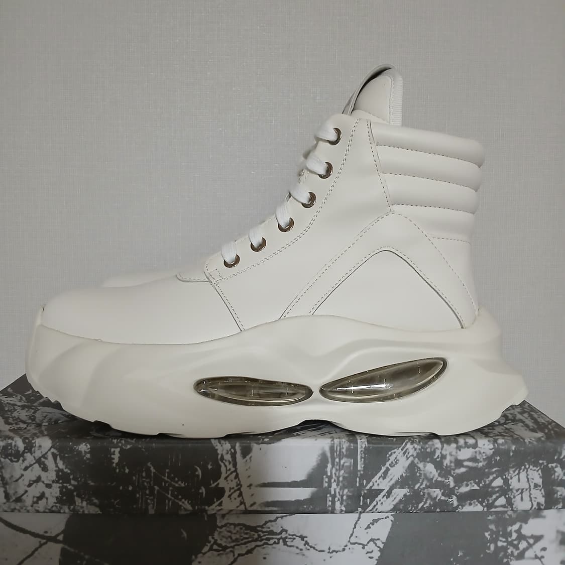 미사용 와이드팬츠랑 잘어울림 에어 하이탑 신발 키높이 운동화 상품이미지10