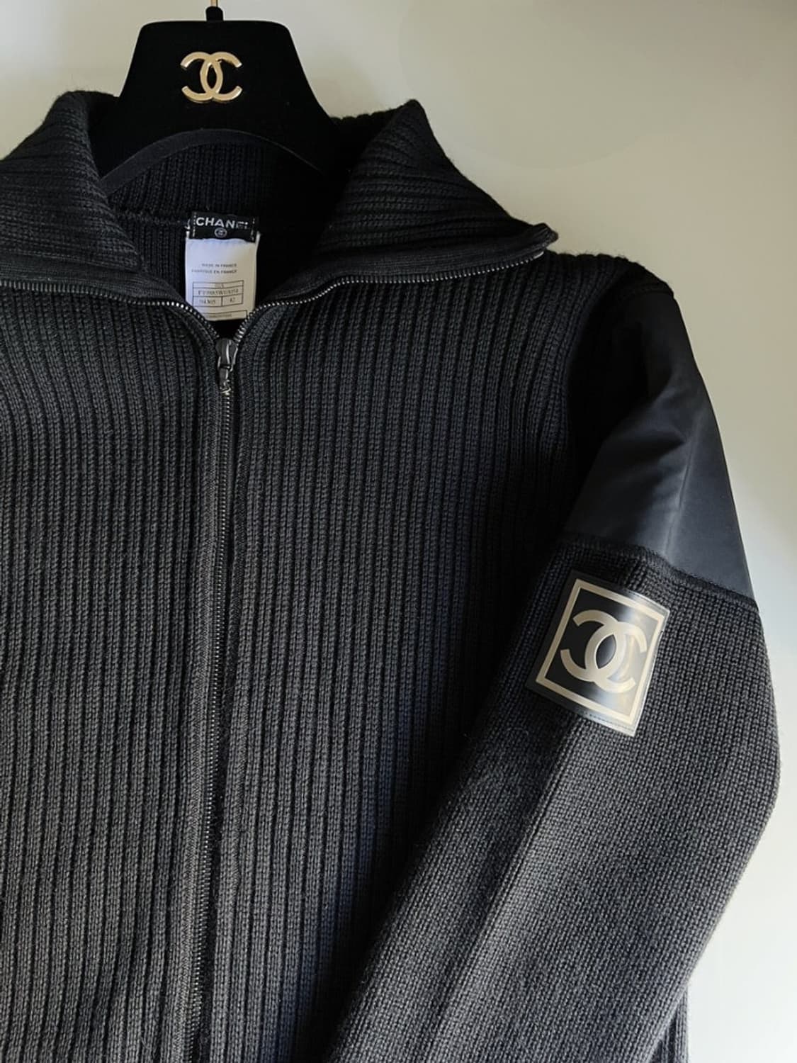 샤넬 2002 니트집업 상품이미지1