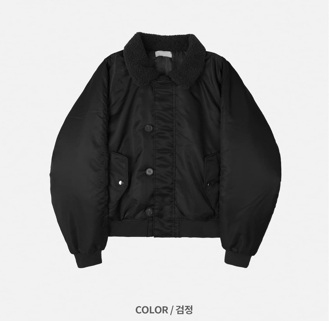 오버핏 숏 패딩 점퍼 상품이미지1