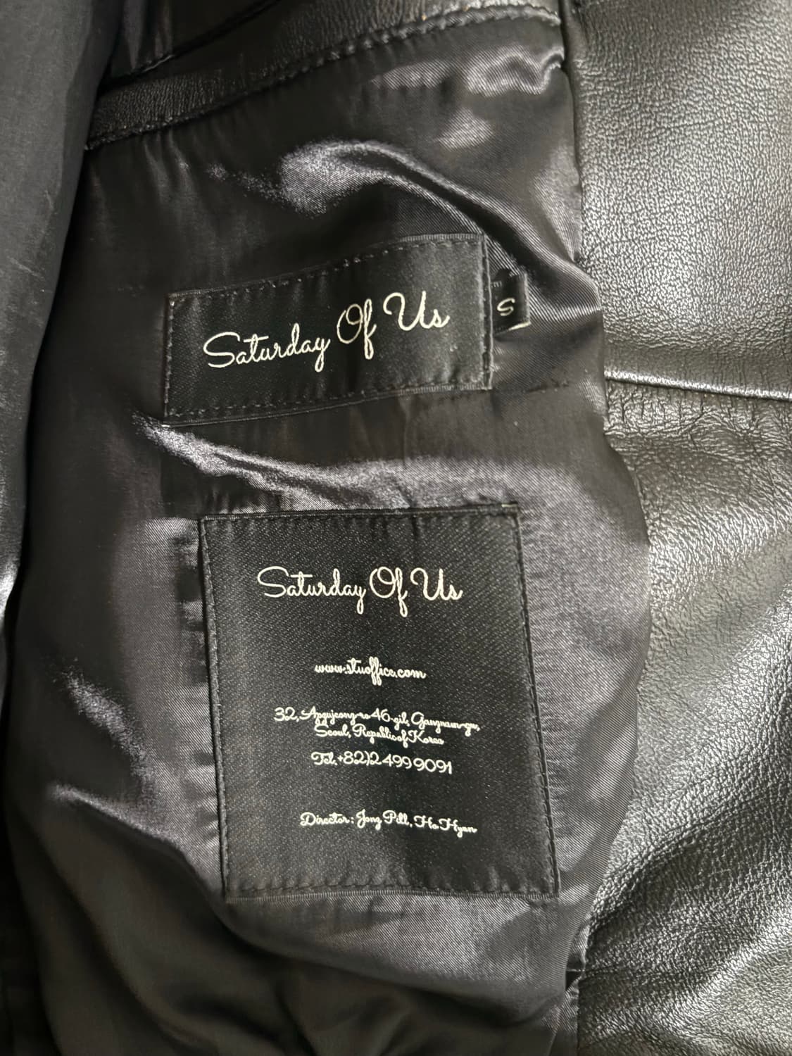 [S] STU 커브드 레더자켓 상품이미지5