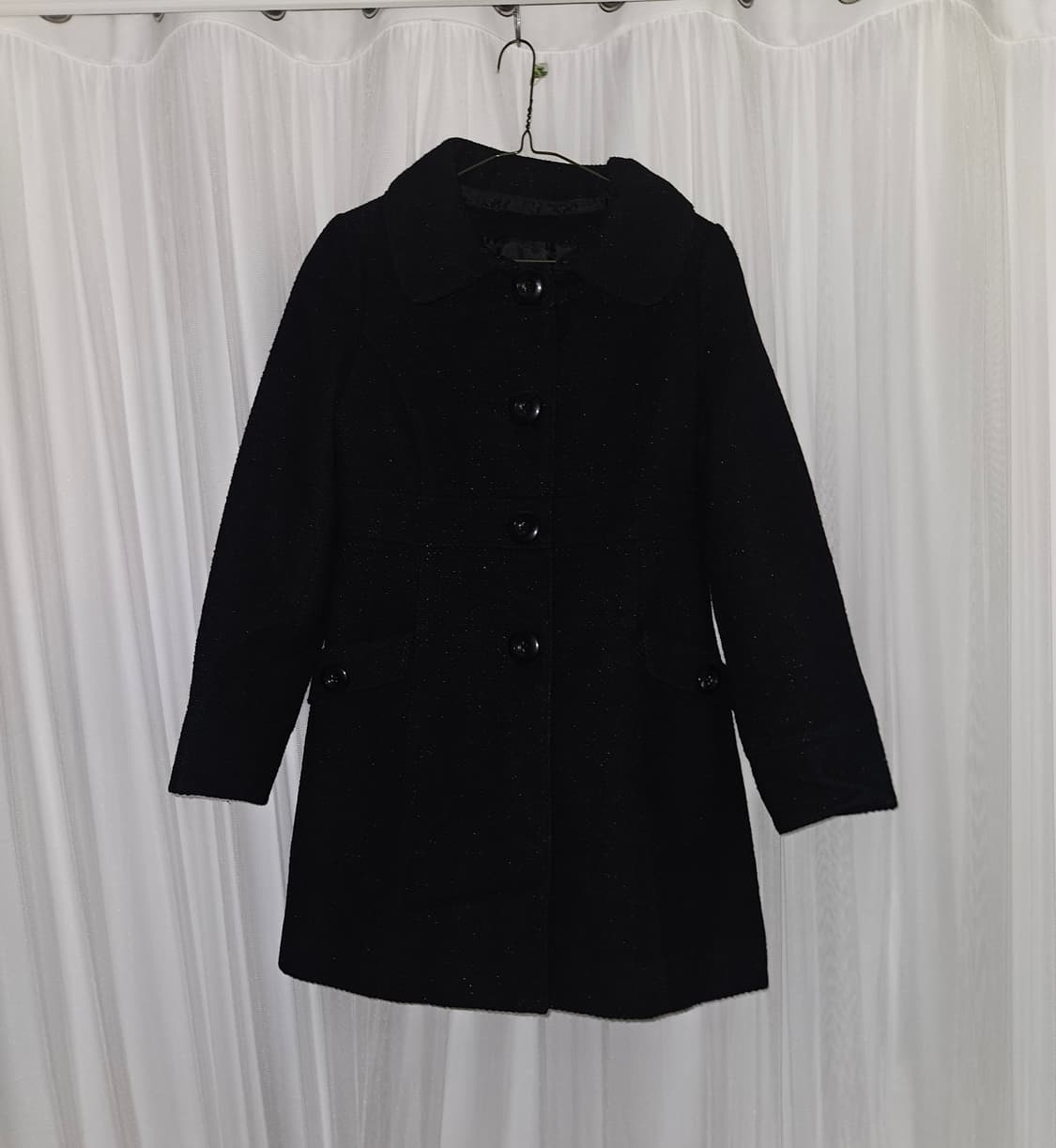 emilyan 블랙 카라 코트 니혼진 공겜여주 히메갸루 상품이미지1