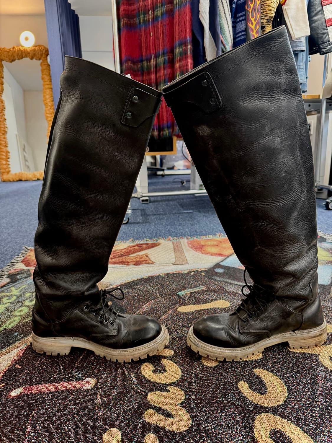 릭오웬스 무디 오버 레이스 부츠 (코끼리부츠) 상품이미지3