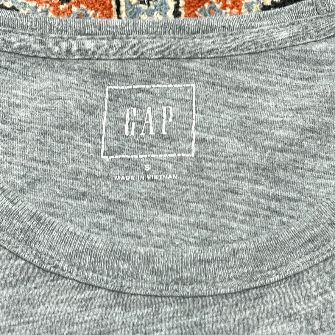갭 스펠로고 USA 그레이 반팔 티셔츠 남성S 상품이미지4