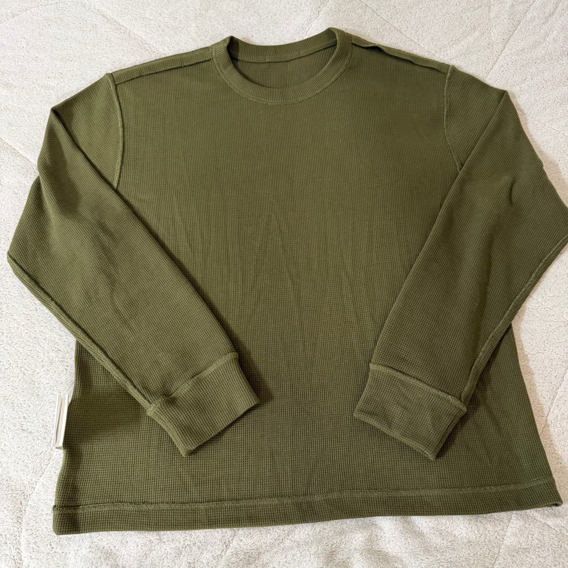 [L] 07fw 꼼데가르송 옴므 인사이드 아웃 와플 니트 롱슬리브 상품이미지2