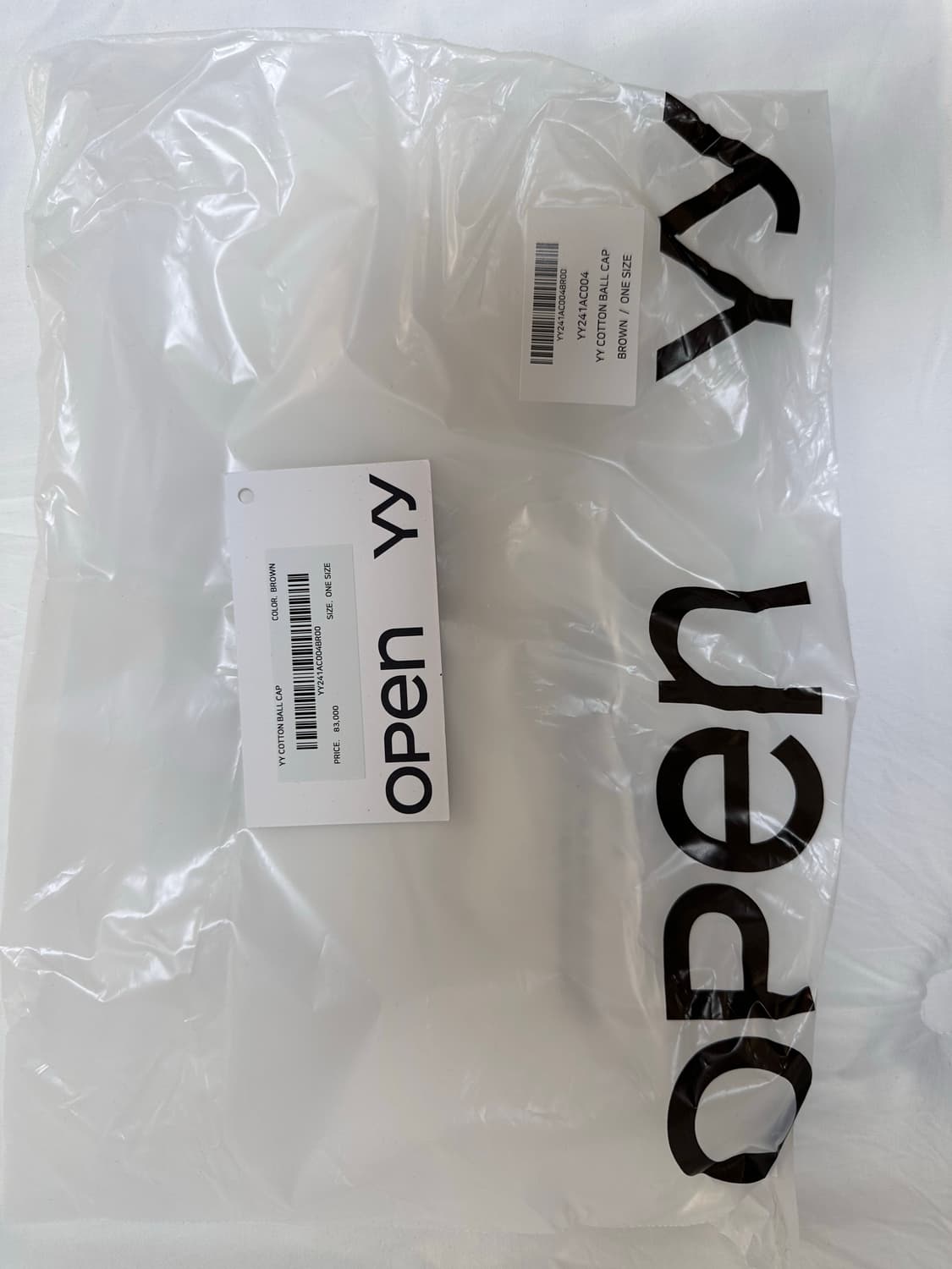 오픈와이와이 코튼 볼캡 브라운 상품이미지3