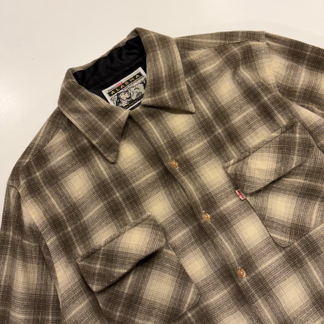 [XL] 리바이스 알레스카 ALASKA 투포캣 체크 셔츠 B684 상품이미지3