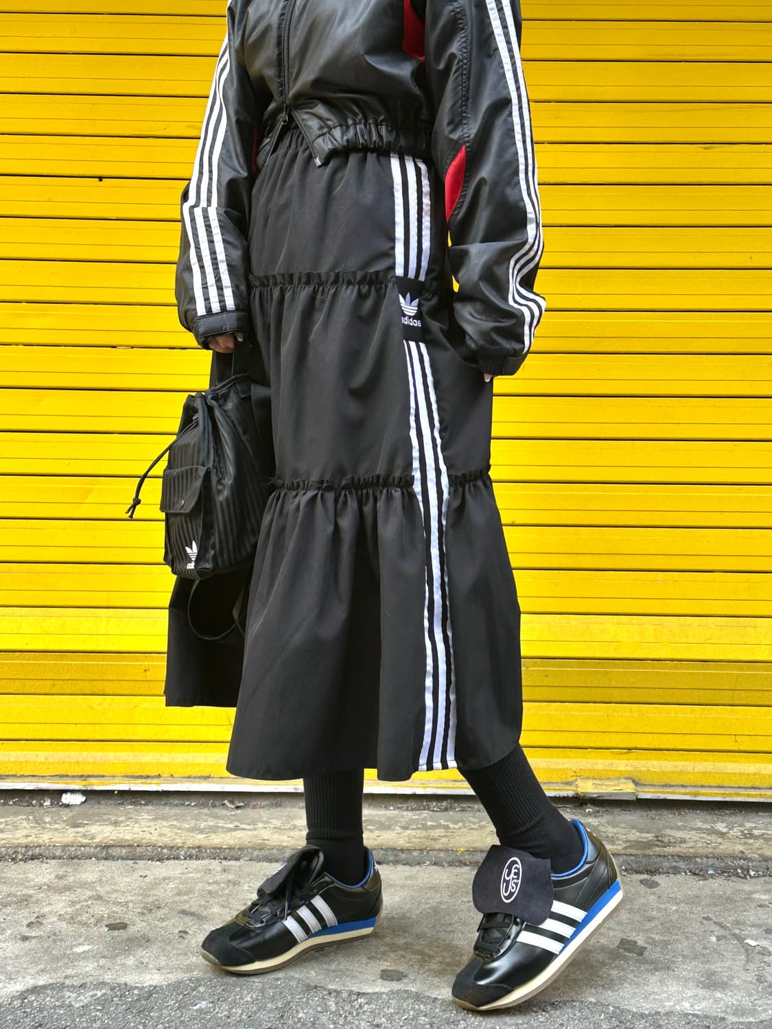 커스텀 캉캉 플레어 스커트 블랙 상품이미지1