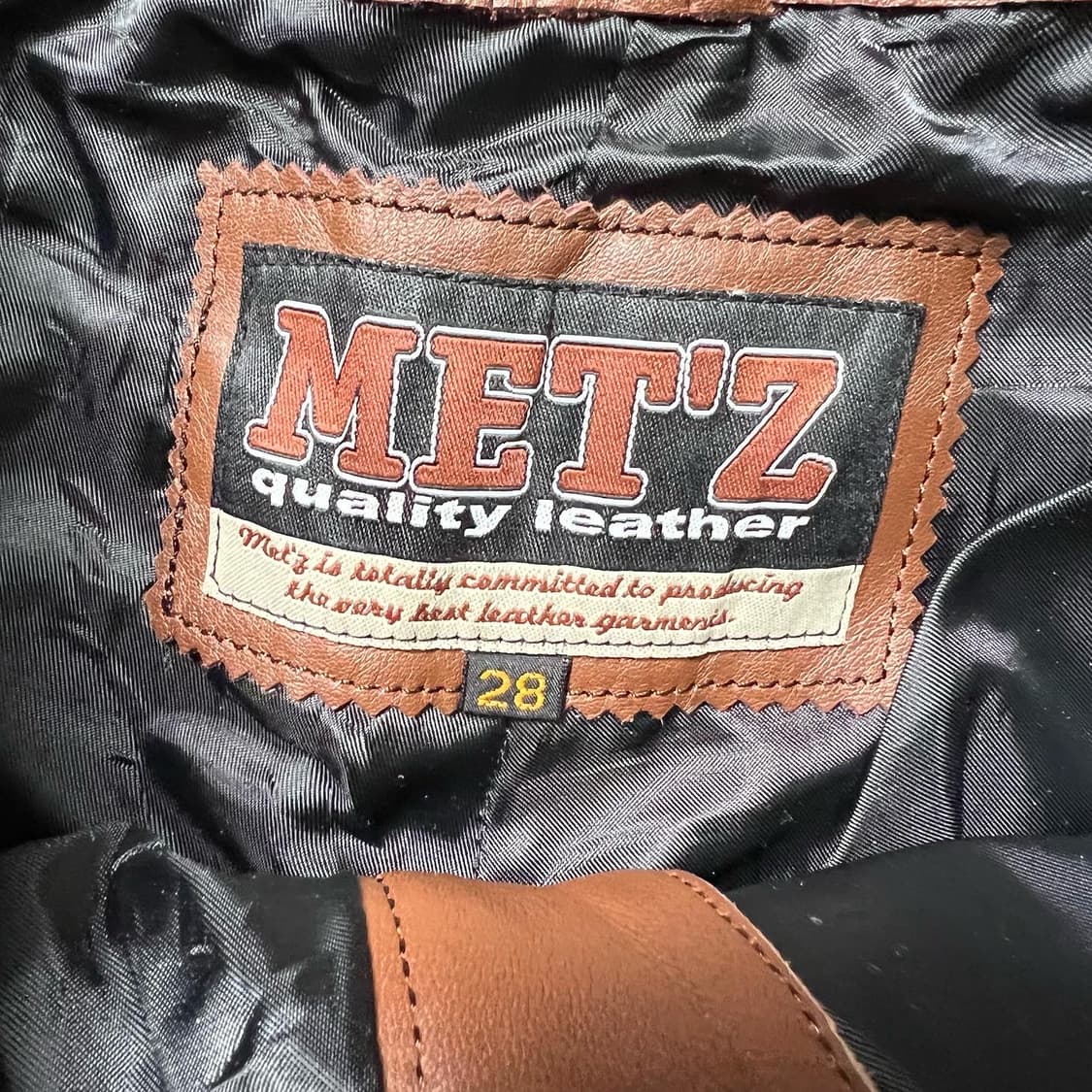 Met’z 브라운 카우 레더 팬츠 상품이미지9