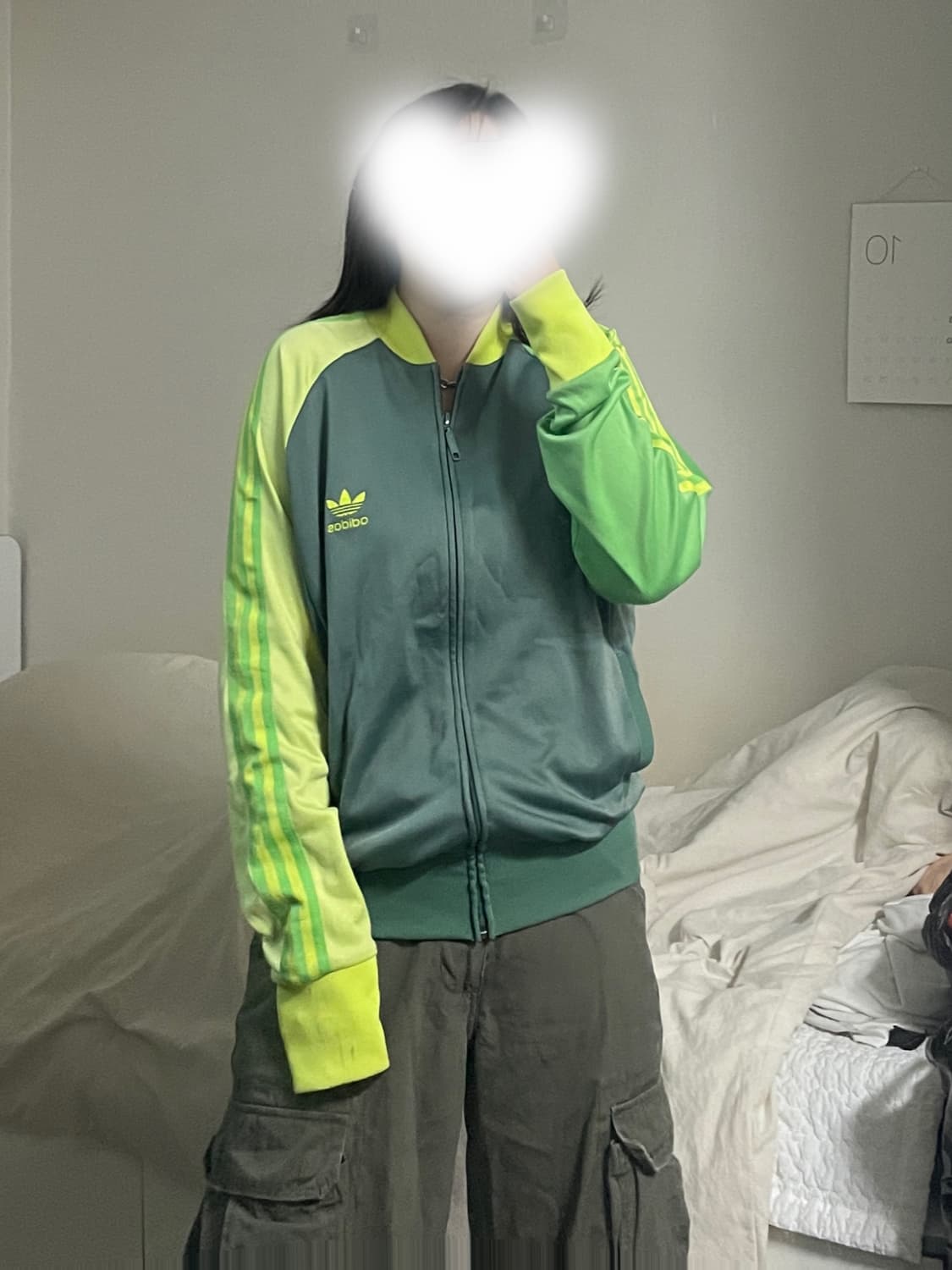 아디다스 슈퍼스타 초록 극레어 져지 상품이미지1