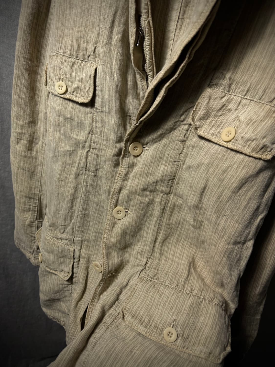 Transit Uomo Garment-Dyed Utility Jacket 상품이미지7