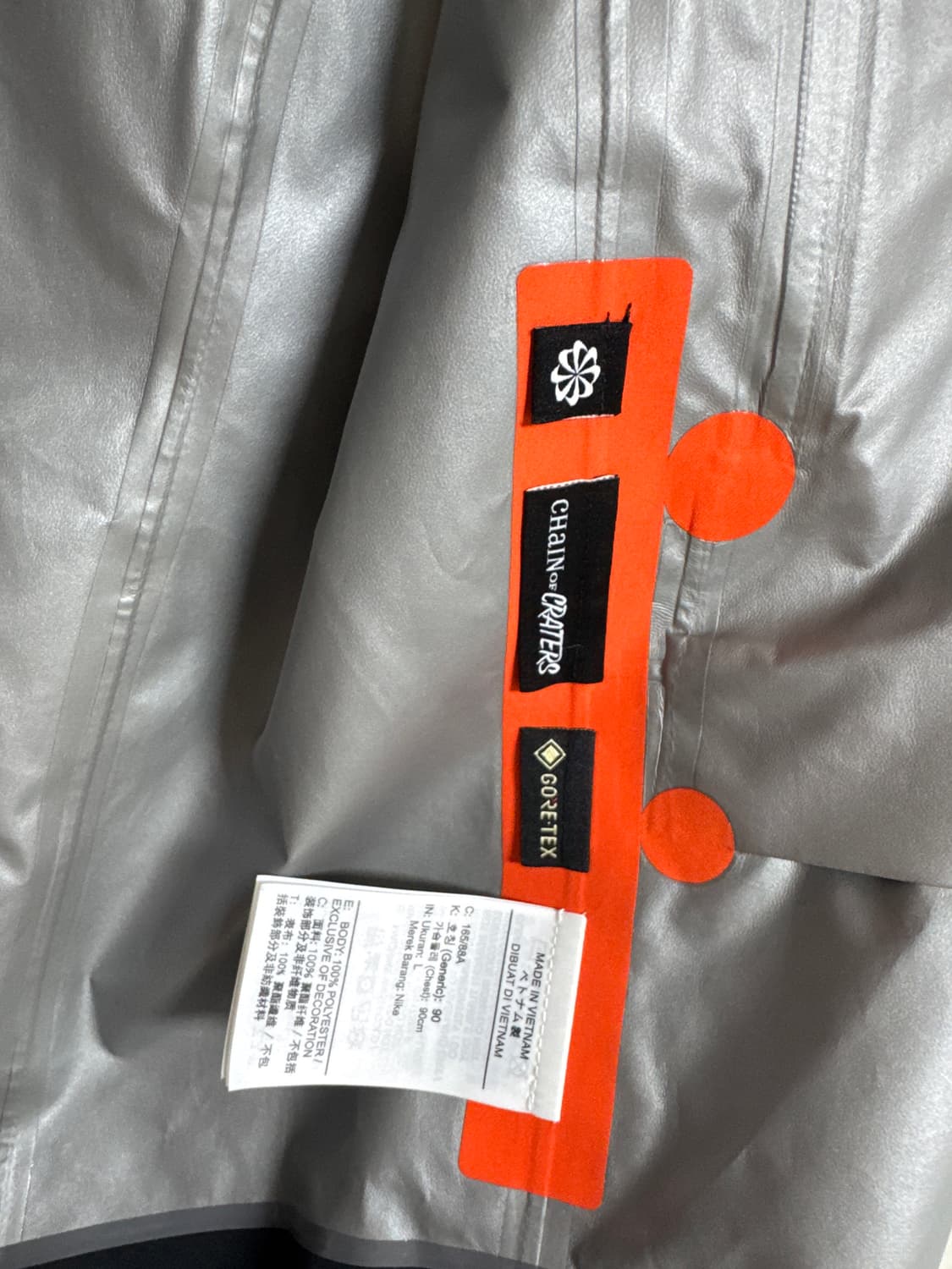 나이키 ACG 스톰핏 ADV 체인 오브 크레이터스 자켓 오렌지블랙블루 상품이미지4