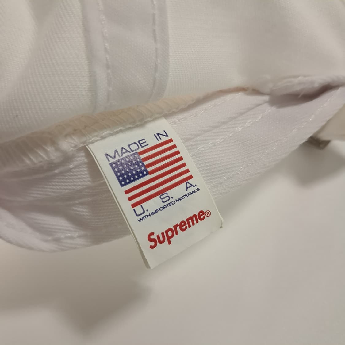 CK170 슈프림 미국판 23FW 웜업 화이트 볼캡 모자 상품이미지8