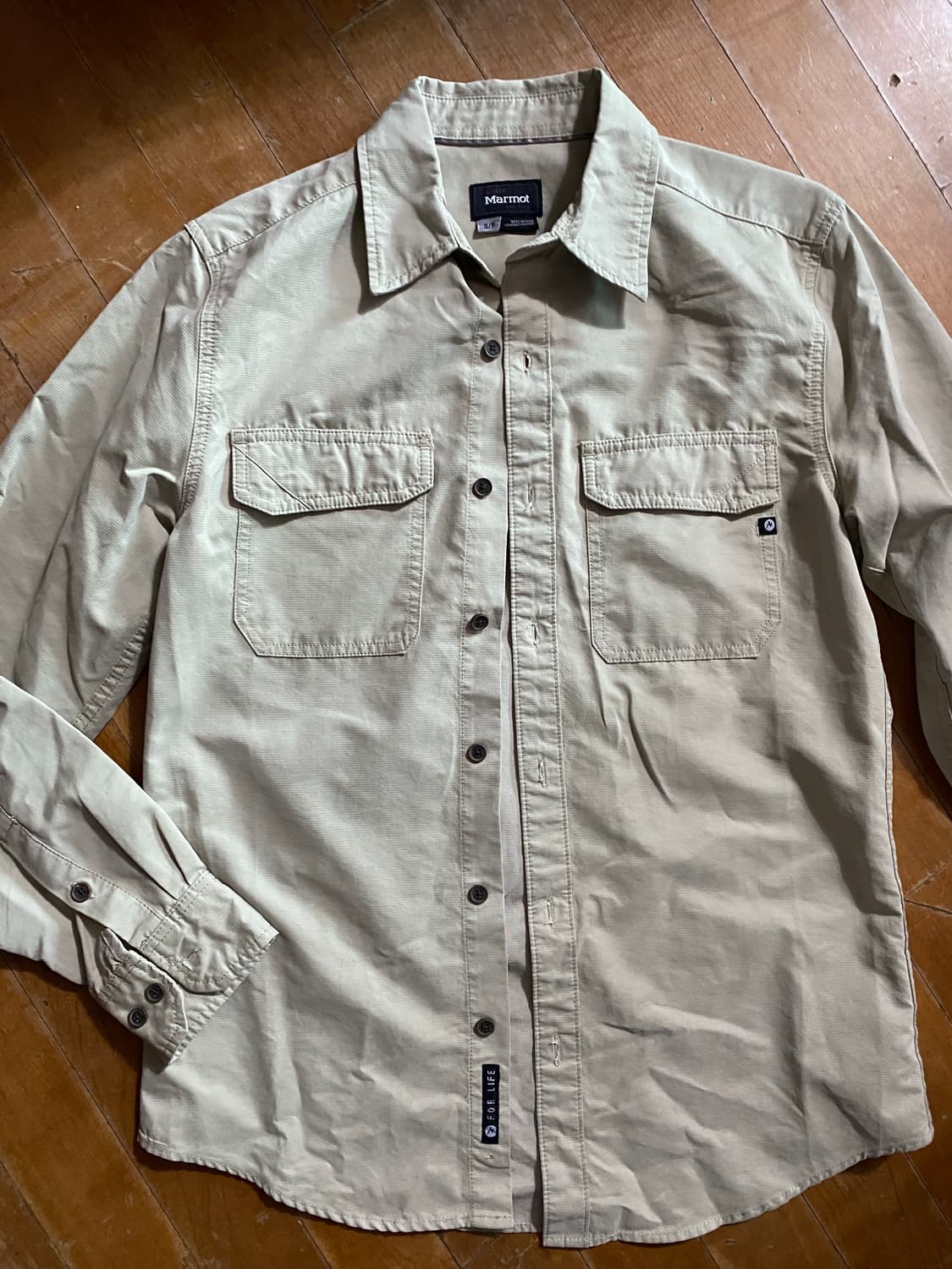 마모트 베이지 아웃도어 남방 S (95) 상품이미지1