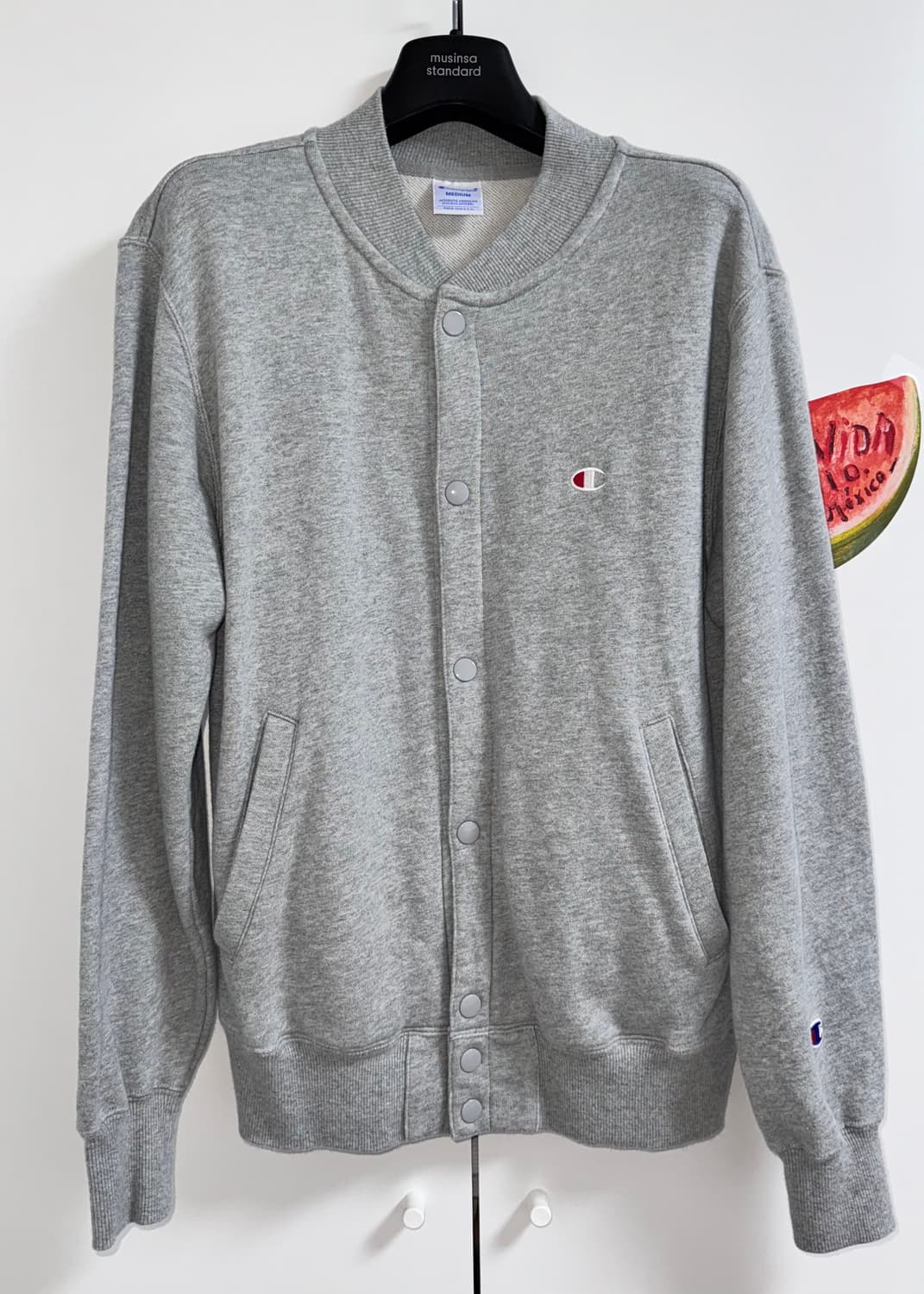 챔피온 스냅 스웻셔츠 챔피온 점퍼 상품이미지3