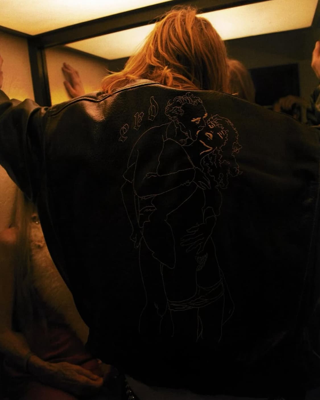 앙팡리쉬데프리메 2023 holiday 가죽자켓 상품이미지1