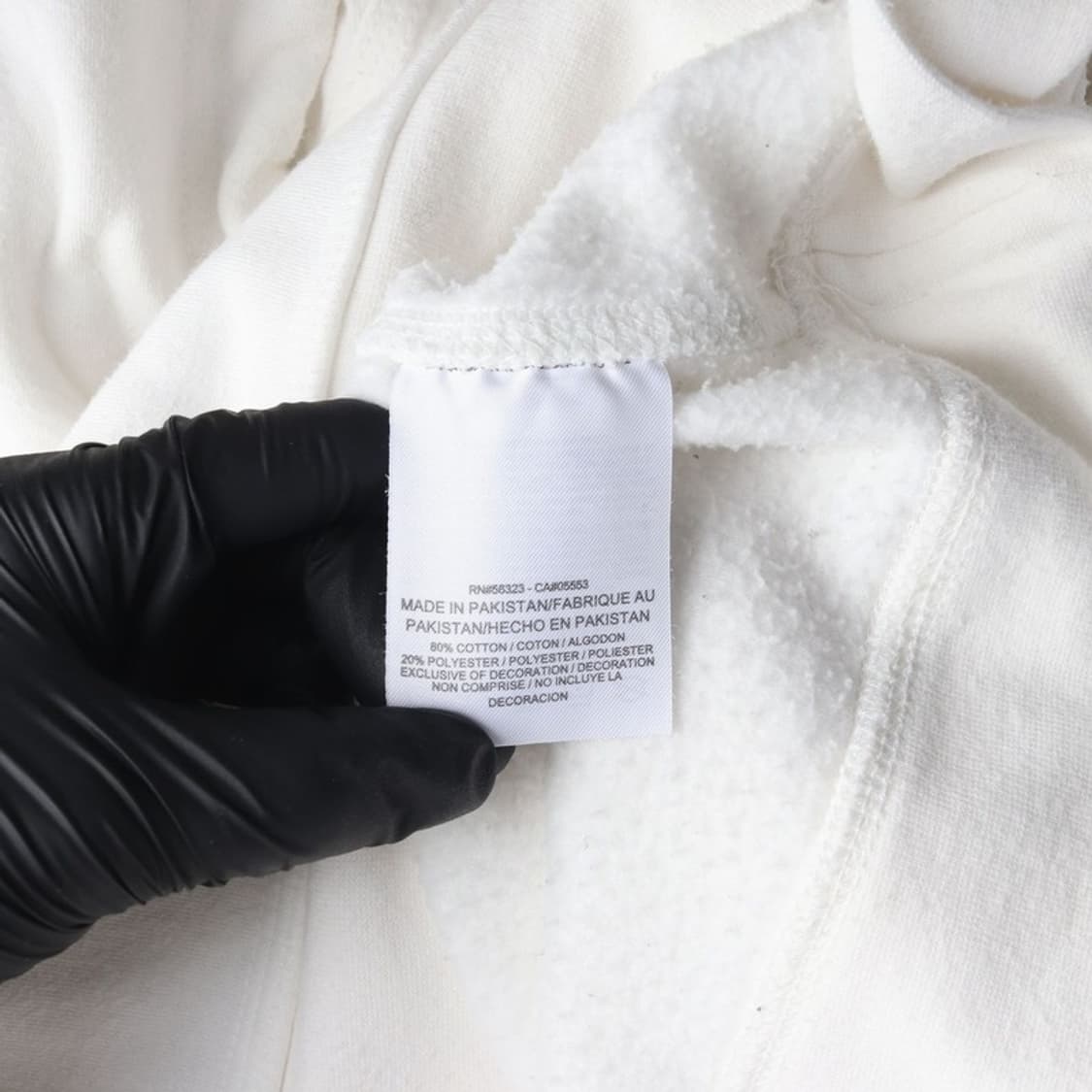 나이키 스우시 자수 기모 후드티 화이트 XL 상품이미지6