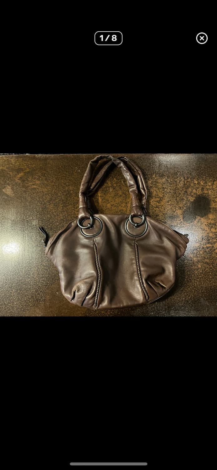 보테가베네타 레더 도트백 만두백 상품이미지1