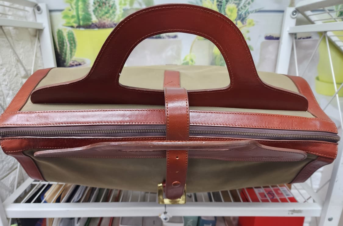 몽삭 빈티지 남성 보스턴백 캔버스 출장 여행가방 토트백 OC97 상품이미지6