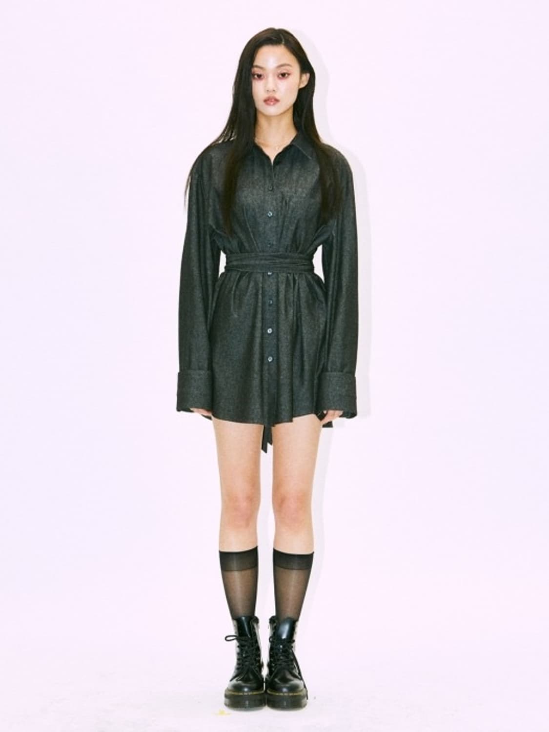 페인오어플레져 데님 원피스 상품이미지3