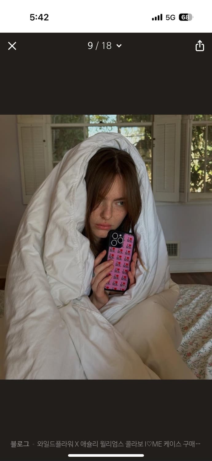 애슐리 윌리엄스 X 와일드 플라워 아이폰 16프로 케이스 상품이미지4