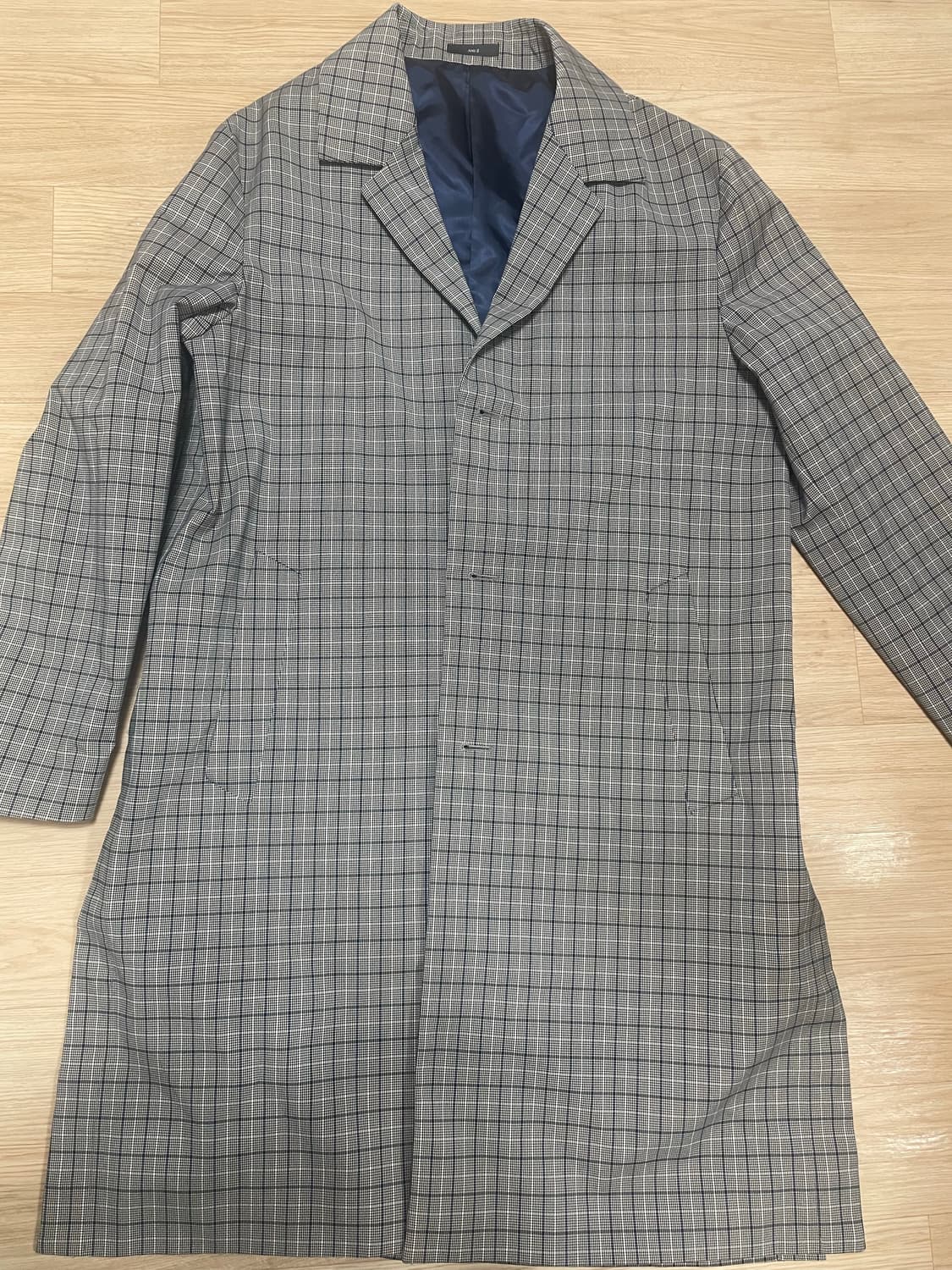 And Z 체크코트 100 사이즈 상품이미지1