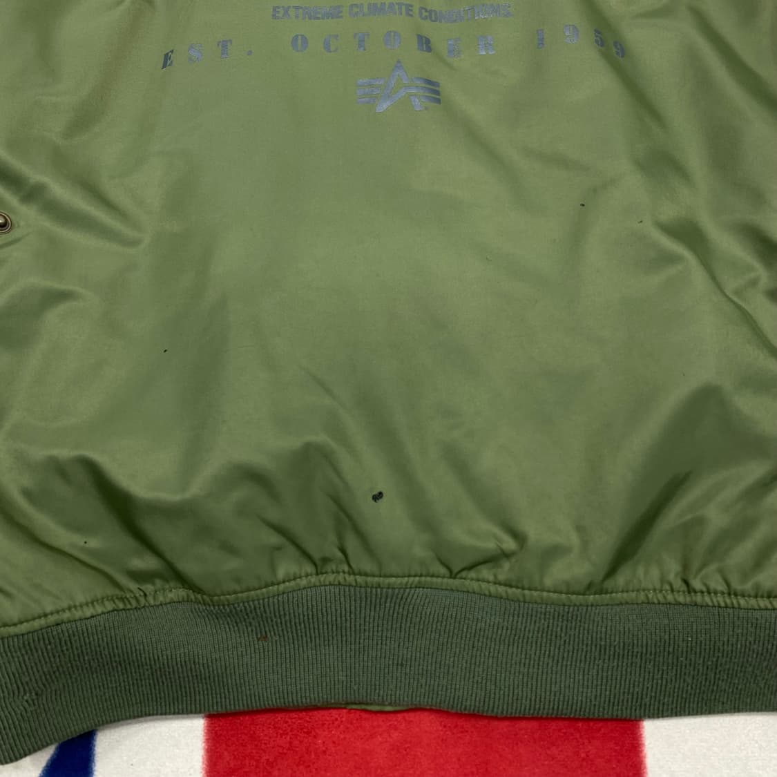 알파인더스트리 MA-1자켓 L  상품이미지7