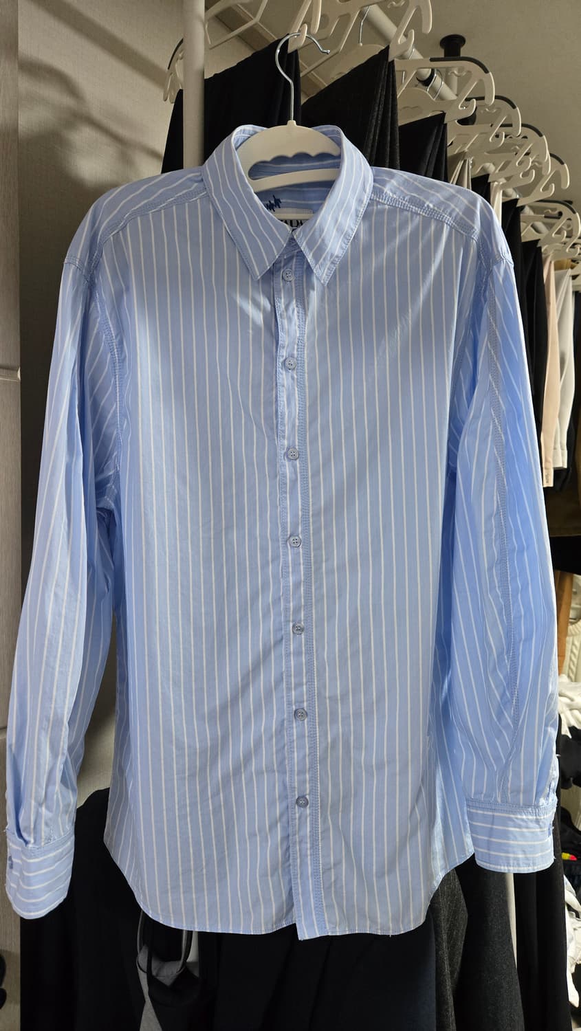 자라 아더에러 스트라이프 포플린 셔츠 상품이미지1