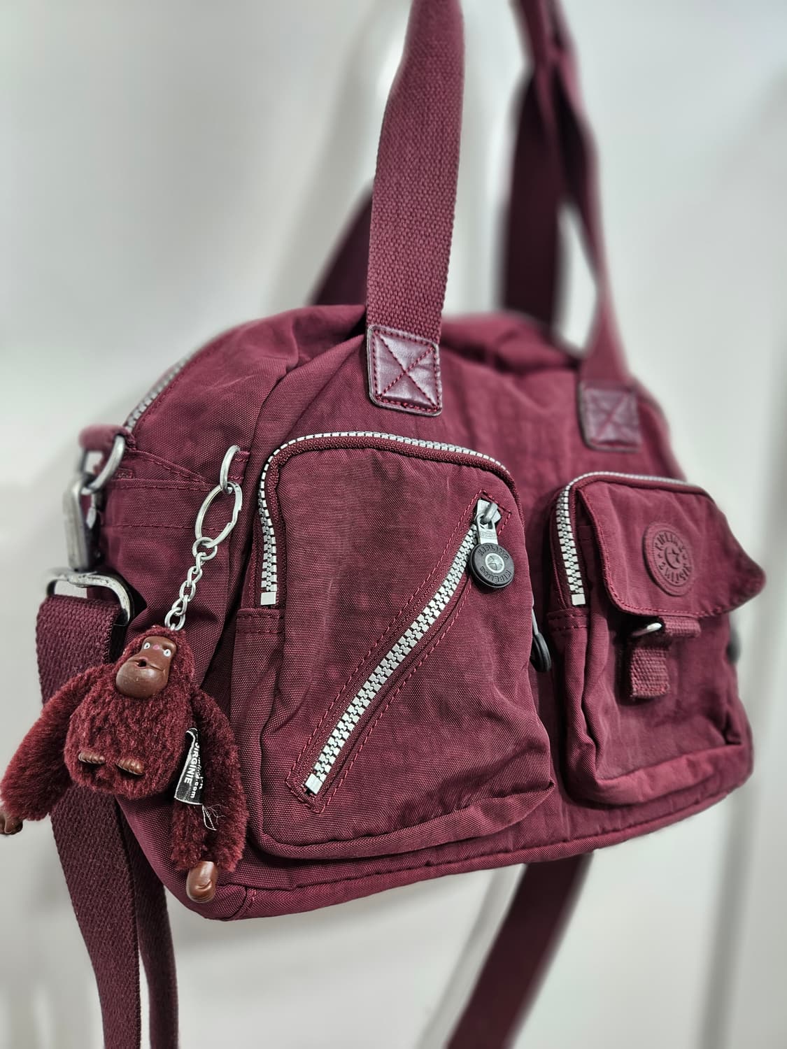 키플링(KIPLING) 투포켓 버건디 숄더&크로스백 상품이미지2