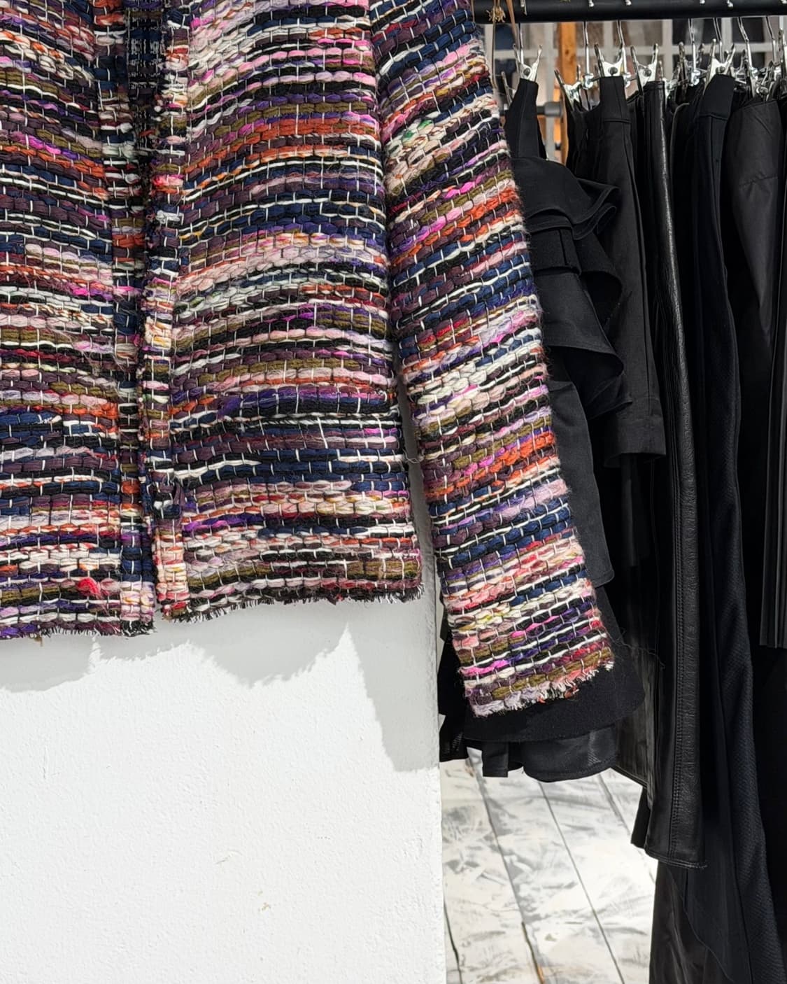 이로 멀티컬러 트위드 울 블렌드 자켓 상품이미지6