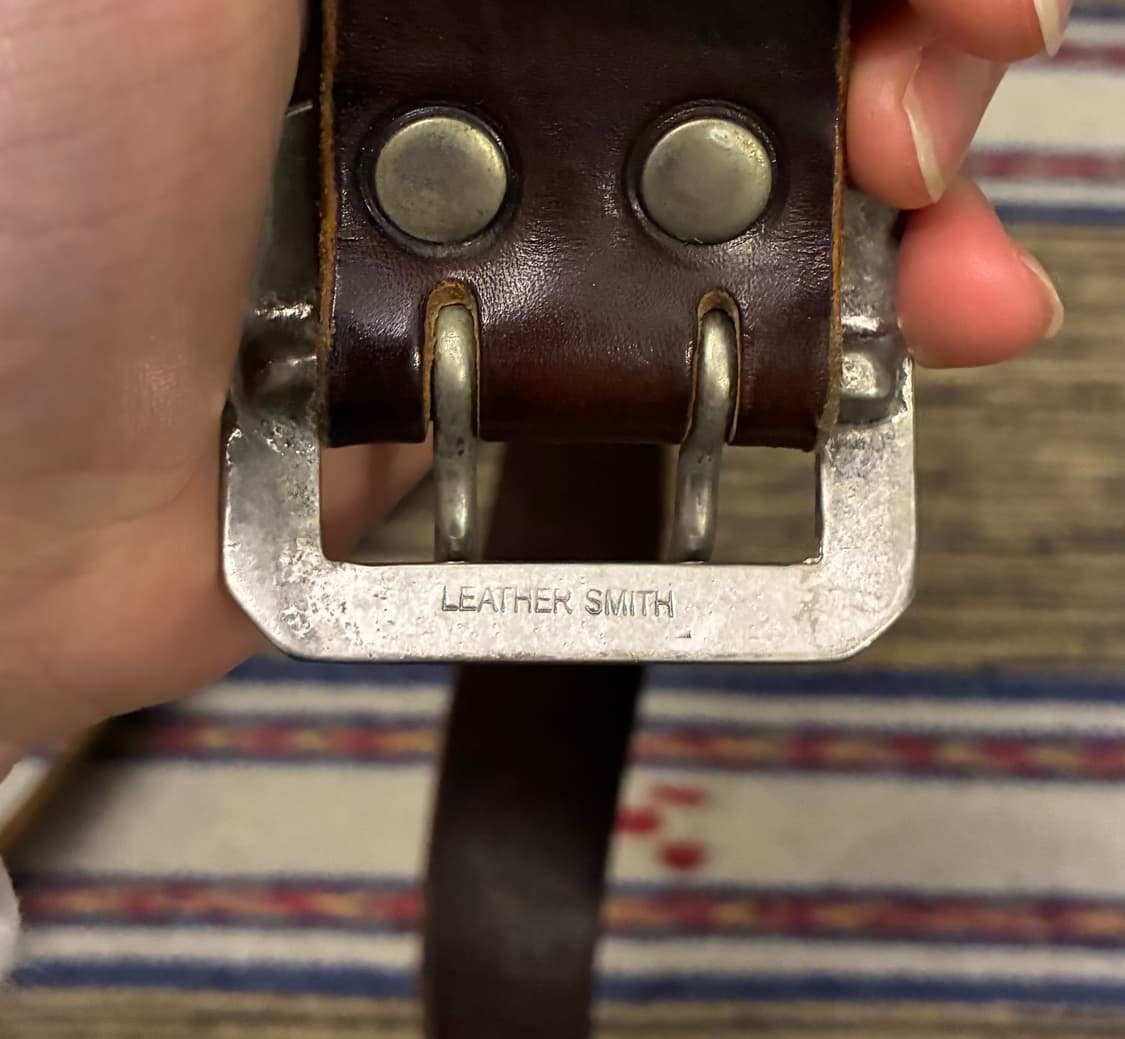 (31~34)레더스미스 리얼 레더 빈티지 개리슨벨트  상품이미지3