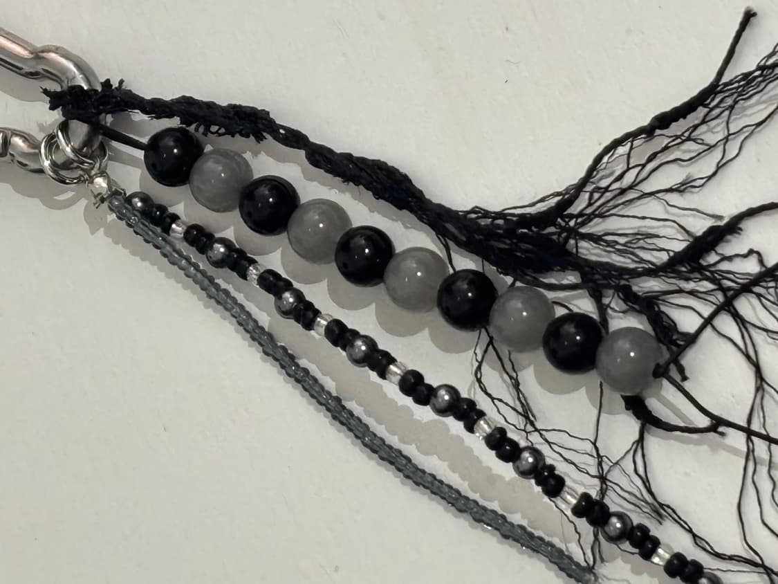 Black Beads Keyring 상품이미지2