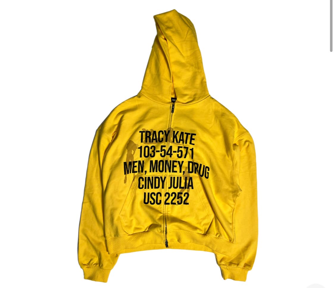 구매글) 파코서플라이 트레이시 집업 후디 옐로우 1/2사이즈 구합니다 상품이미지1