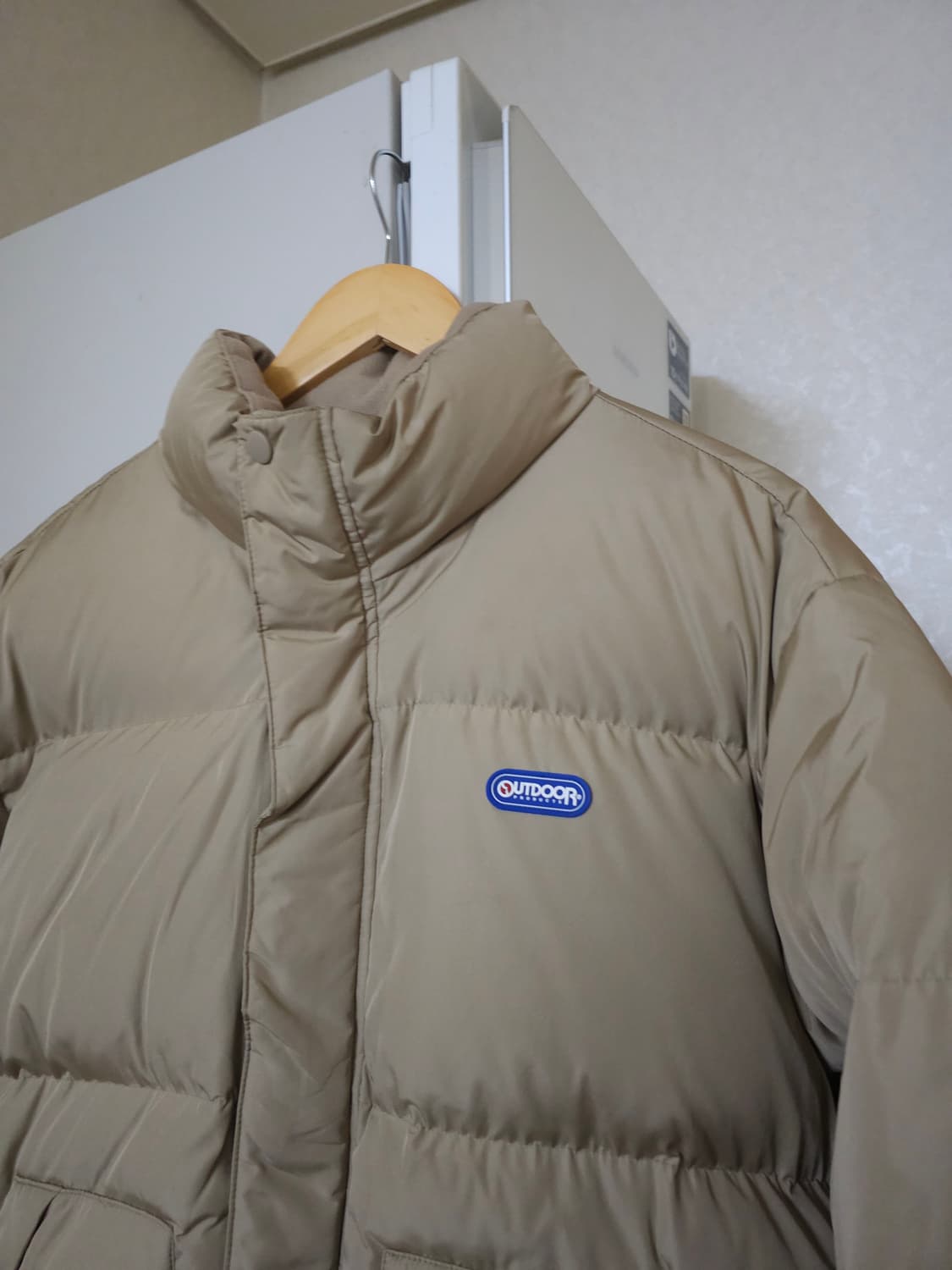 OUTDOOR 아웃도어 다운패딩 베이지 상품이미지2