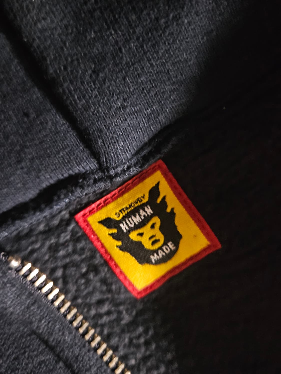 휴먼메이드 네이비 후드집업 L 상품이미지3