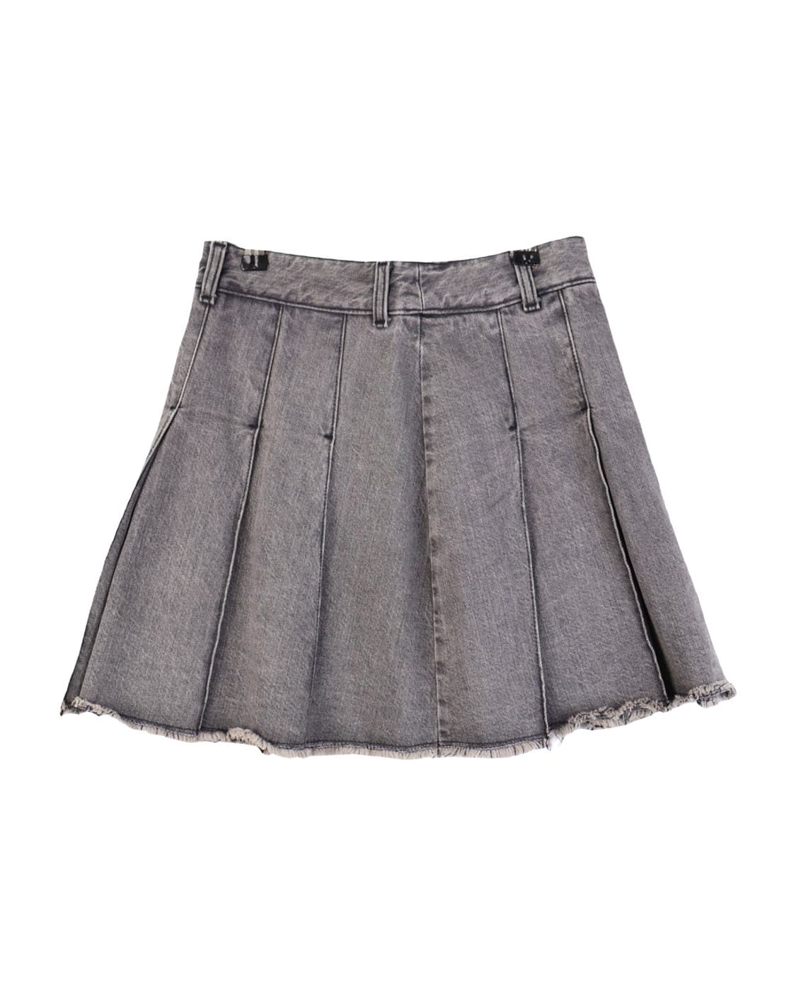 Gu Pleated Denim Mini Skirts  상품이미지5