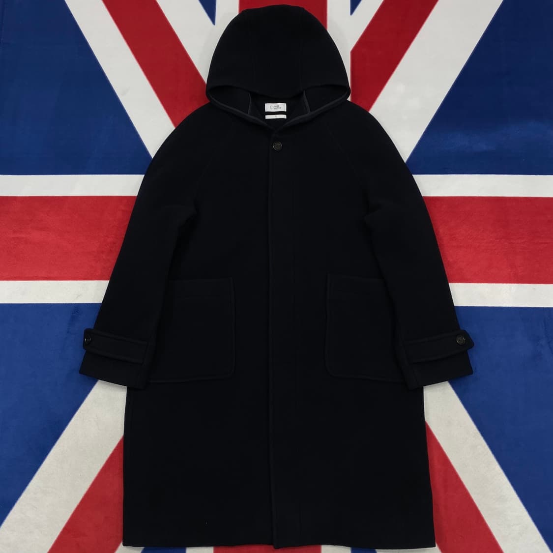 노드아카이브 후드 롱코트 1 실측 XL  상품이미지1