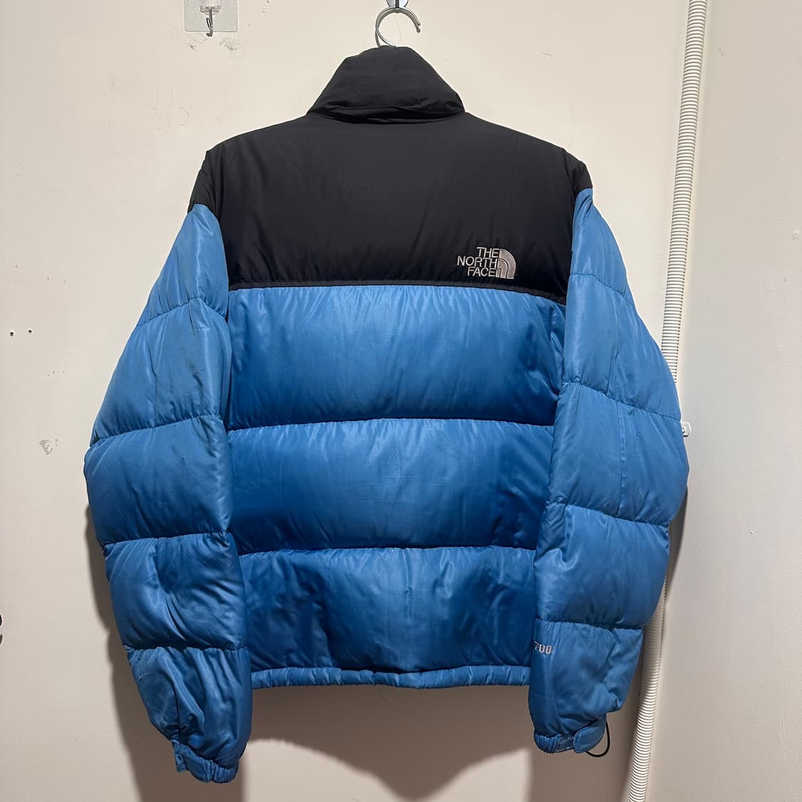 노스페이스 눕시 블루 블랙 패딩 상품이미지5