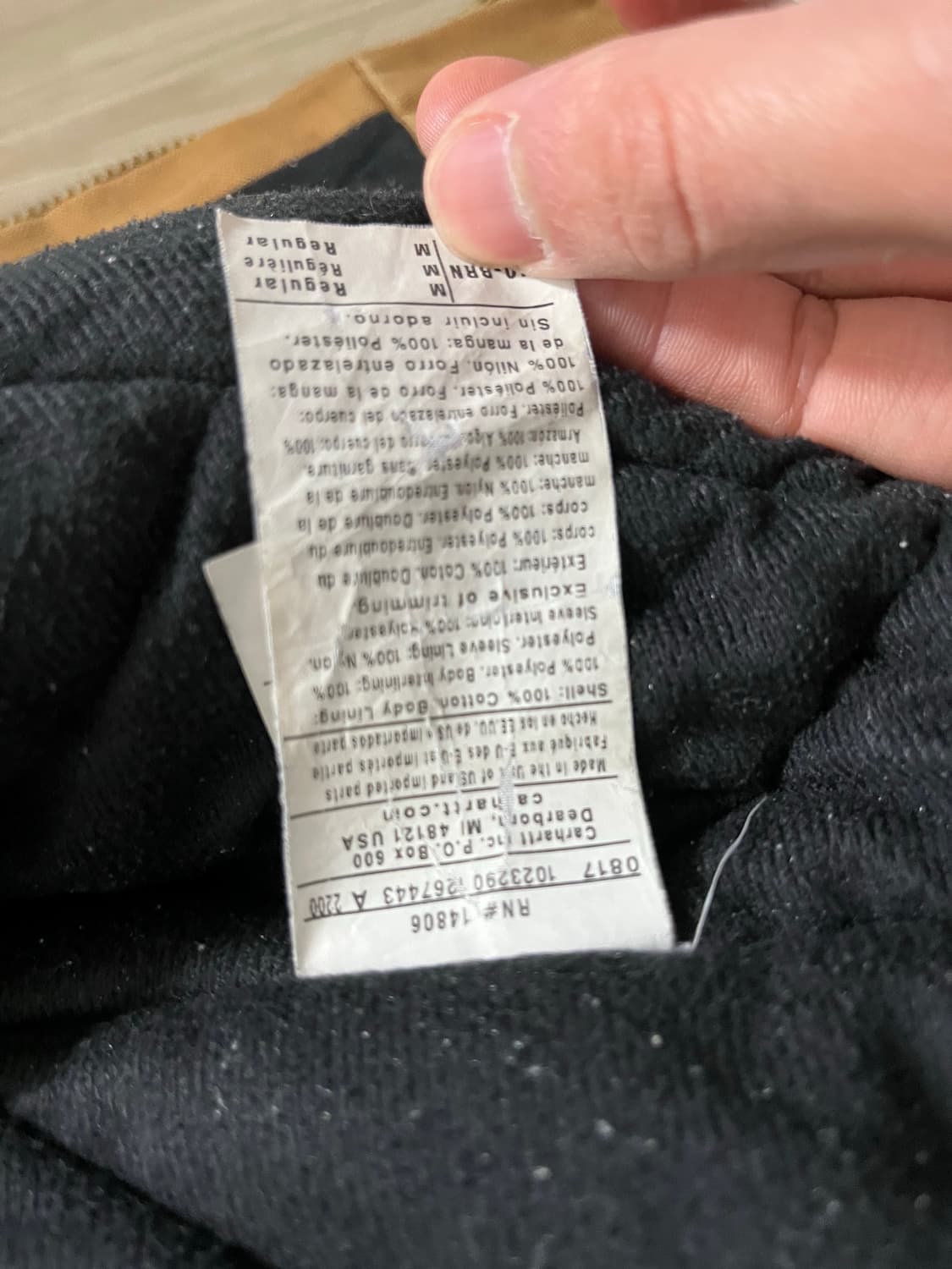 칼하트 덕 액티브 J140 브라운 M 상품이미지5