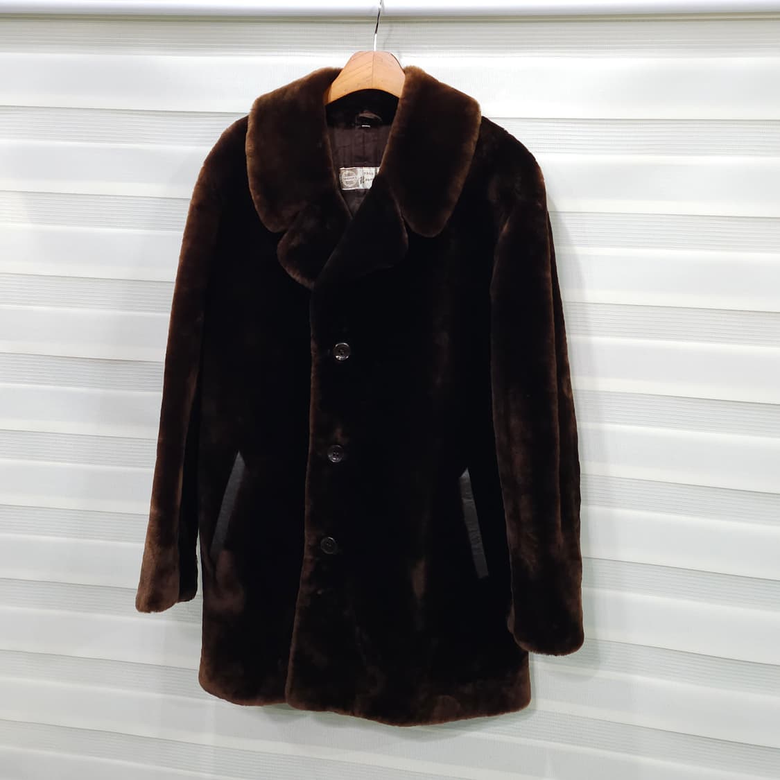헝가리 빈티지 리얼 무톤 코트- 46사이즈 상품이미지1