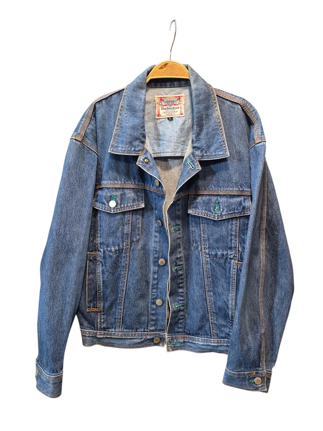 버드와이저 데님 청자켓 L 상품이미지1