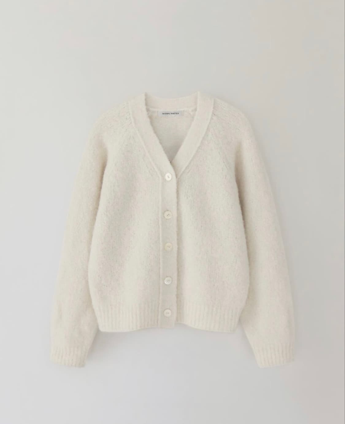 낫띵리튼 볼륨 알파카 가디건 상품이미지1