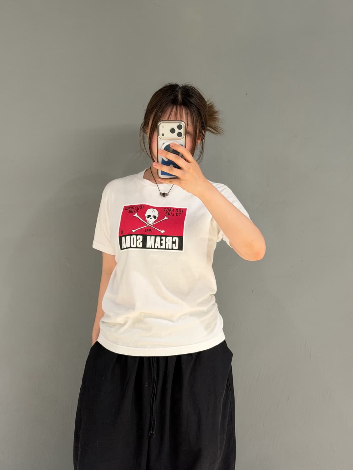 Cream soda signature printing top  상품이미지2